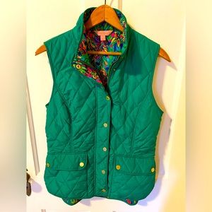 Lily Pulitzer quilted vest size small